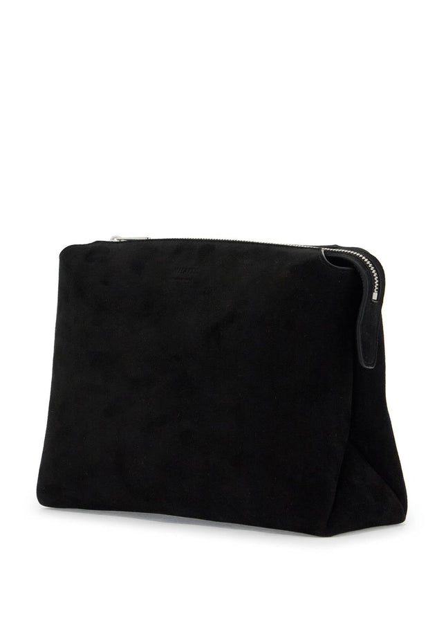 Khaite suede leather lina clutch bag