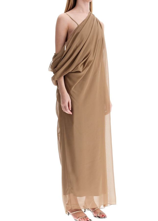 Khaite "taj chiffon silk dress"