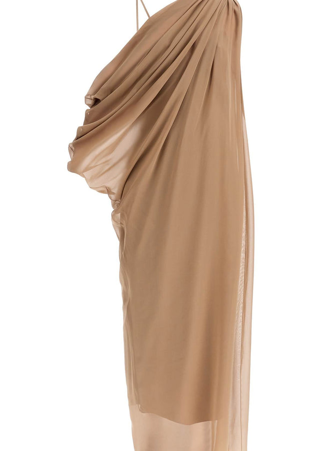 Khaite "taj chiffon silk dress"