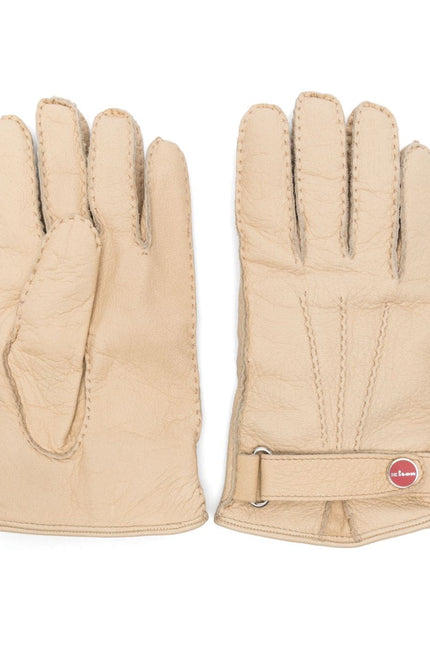 Kiton Gloves Beige