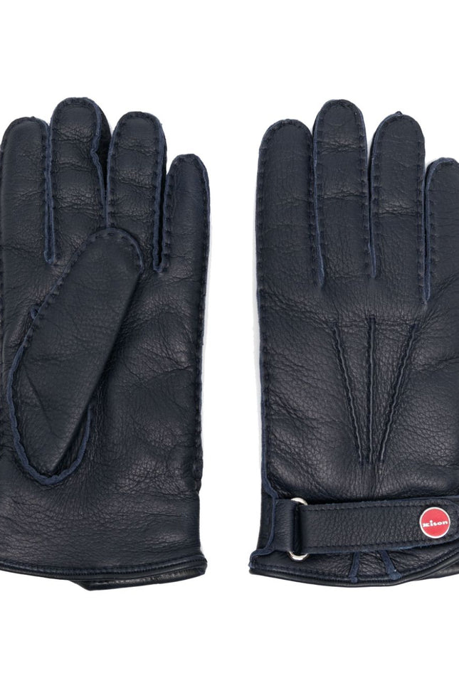 Kiton Gloves Blue