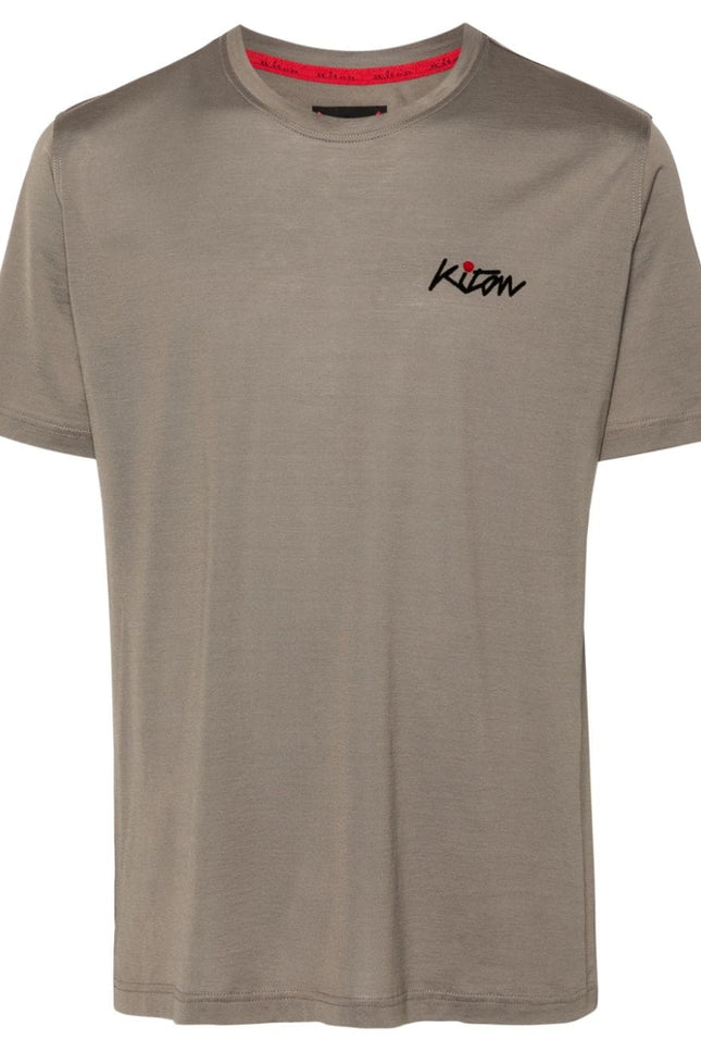 Kiton T-shirts and Polos Grey