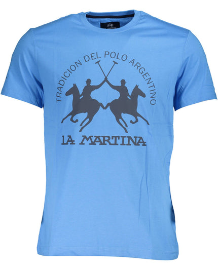 LA MARTINA BLUE MAN SHORT SLEEVE T-SHIRT-0