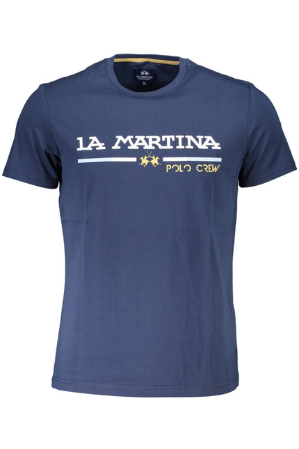 LA MARTINA BLUE MAN SHORT SLEEVE T-SHIRT-0