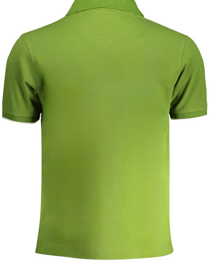 LA MARTINA MEN'S GREEN SHORT-SLEEVED POLO SHIRT-1