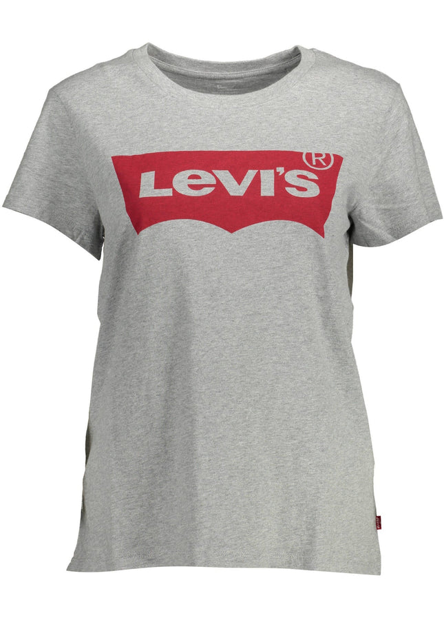 LEVI'S WOMEN'S SHORT SLEEVE T-SHIRT GRAY-T-Shirt-LEVI&#039;S-Urbanheer