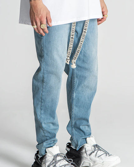 LIGHT BLUE MESSAGE BALLOON JEANS-Jeans-Gianni Kavanagh-Urbanheer