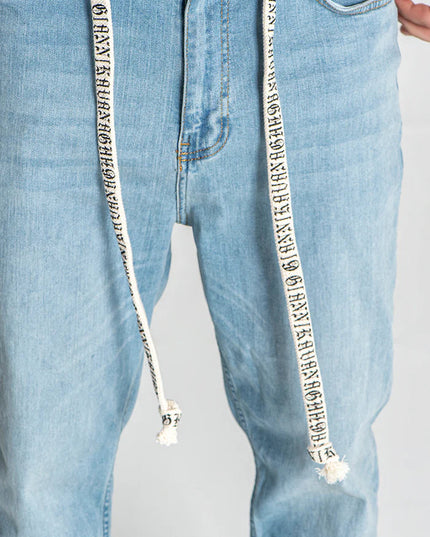 LIGHT BLUE MESSAGE BALLOON JEANS-Jeans-Gianni Kavanagh-Urbanheer