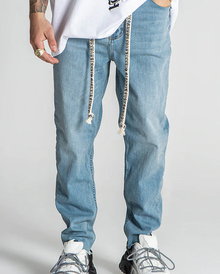 LIGHT BLUE MESSAGE BALLOON JEANS-Jeans-Gianni Kavanagh-XS-Urbanheer