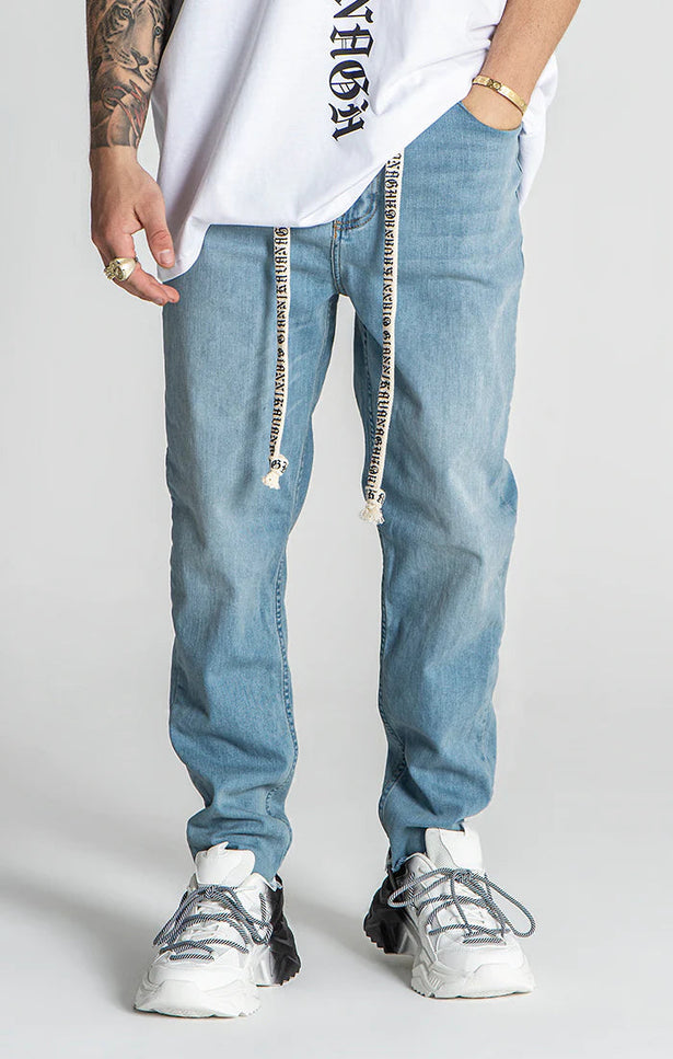 LIGHT BLUE MESSAGE BALLOON JEANS-Jeans-Gianni Kavanagh-XS-Urbanheer