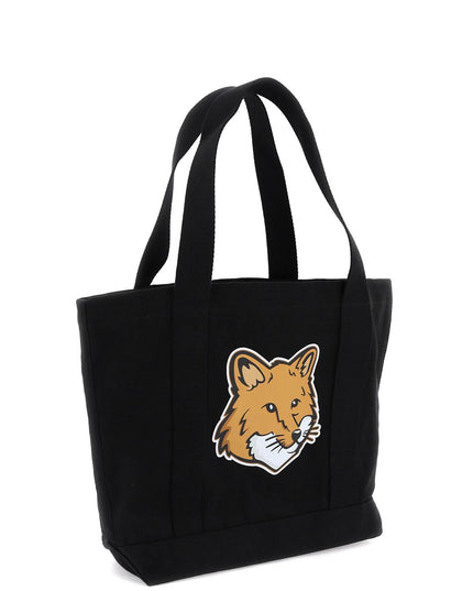 Maison Kitsune fox head tote bag