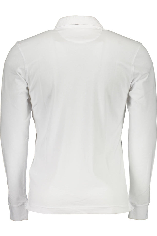 LA MARTINA MEN'S WHITE LONG SLEEVE POLO SHIRT-2