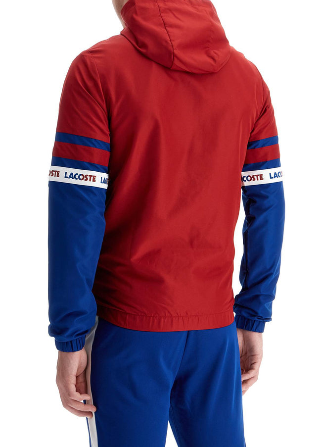 Lacoste sporty jacket with contrasting sleeves