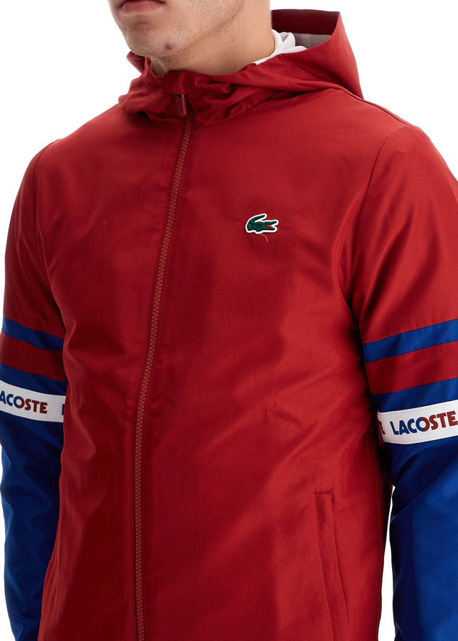 Lacoste sporty jacket with contrasting sleeves