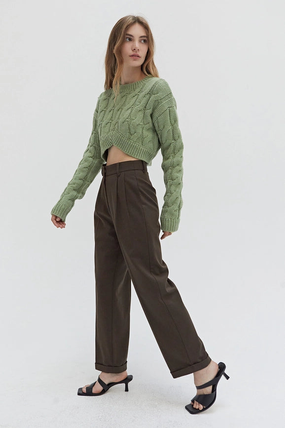 Laina Wool Blend Trousers