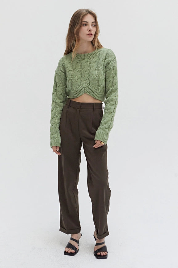 Laina Wool Blend Trousers