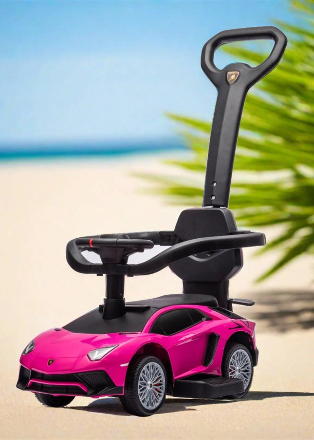 Lamborghini 3-in-1 Kids Push Ride on Toy Car