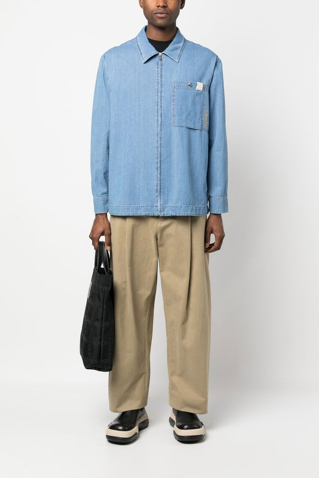 Lanvin Shirts Clear Blue