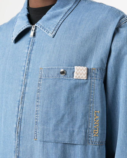 Lanvin Shirts Clear Blue