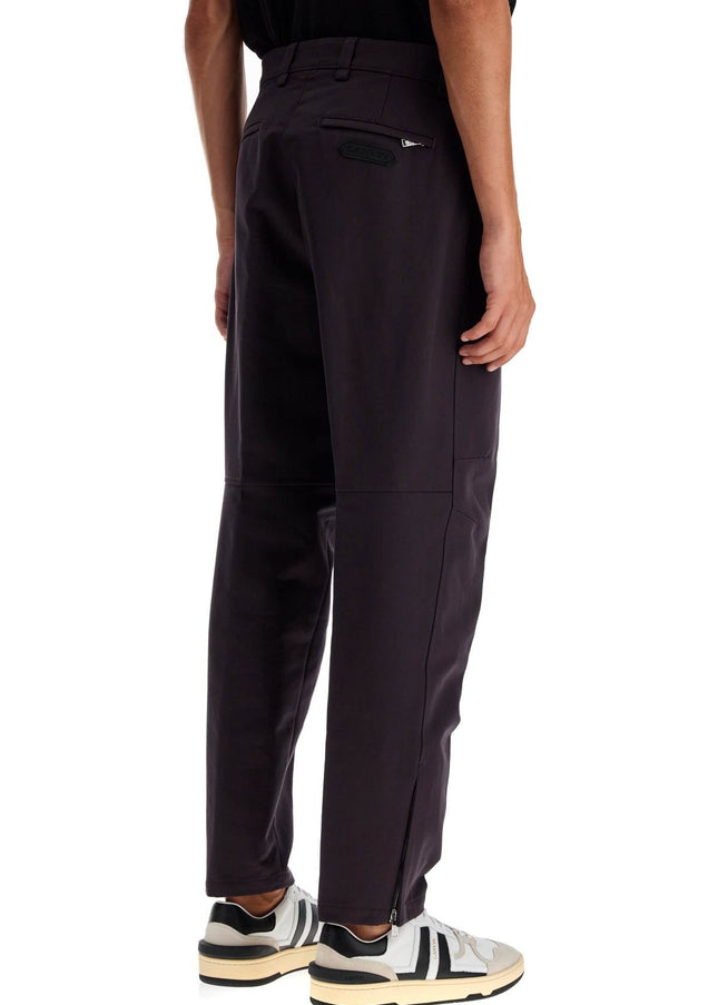 Lanvin biker gabardine trousers