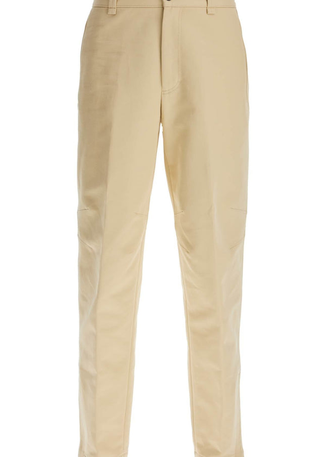 Lanvin biker gabardine trousers