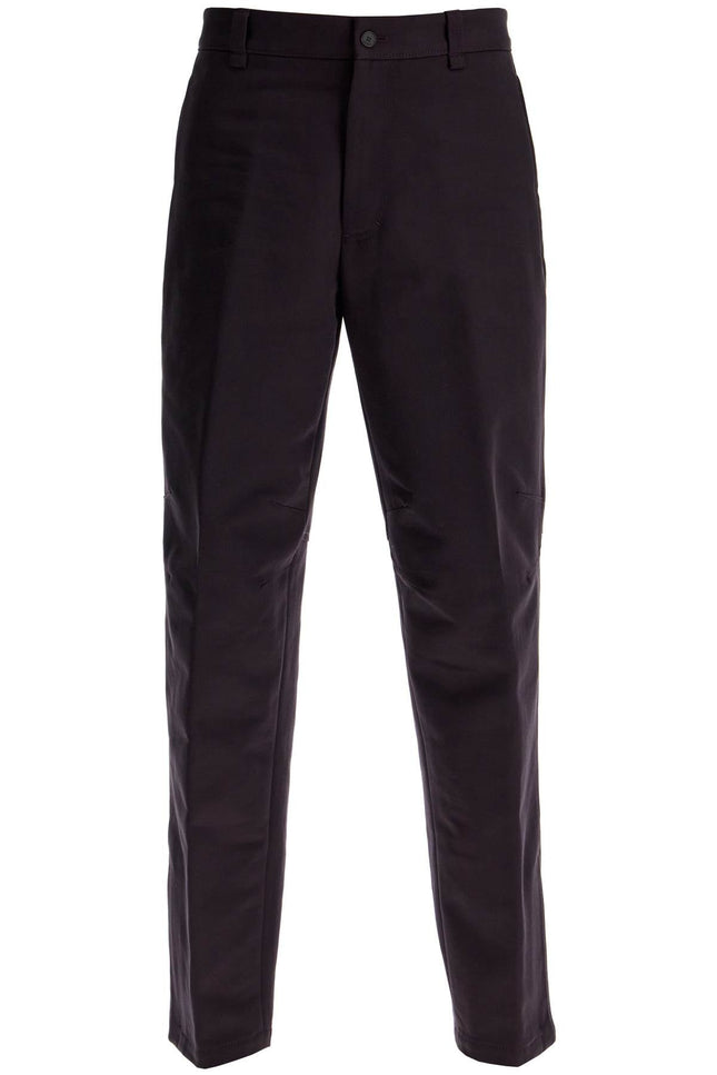 Lanvin biker gabardine trousers