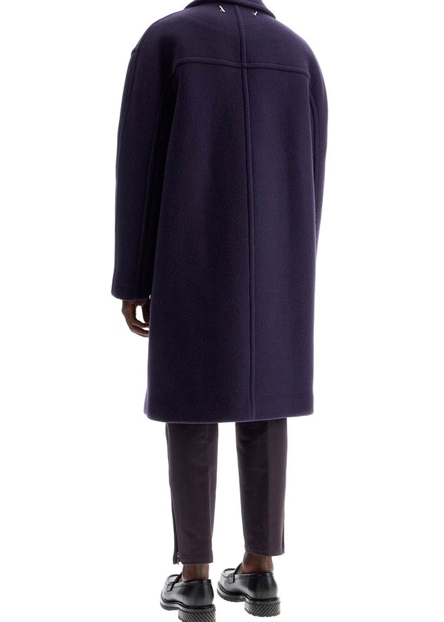 Lanvin double-breasted heavy wool coat