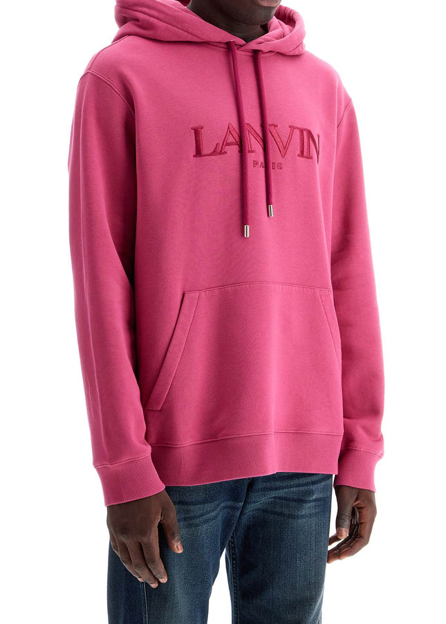 Lanvin hooded sweatshirt with embroidered logo