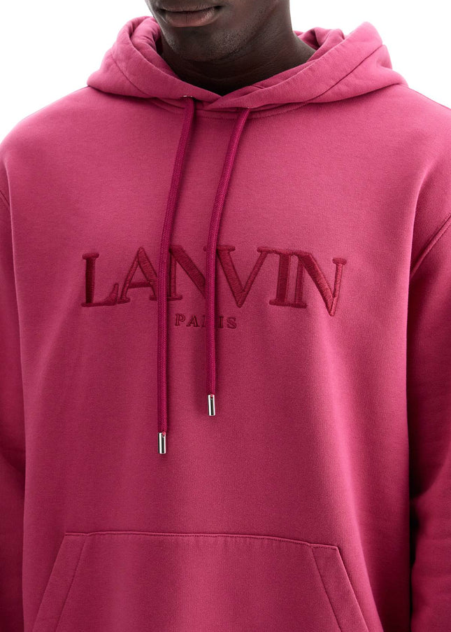 Lanvin hooded sweatshirt with embroidered logo