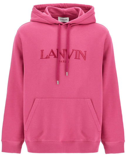 Lanvin hooded sweatshirt with embroidered logo