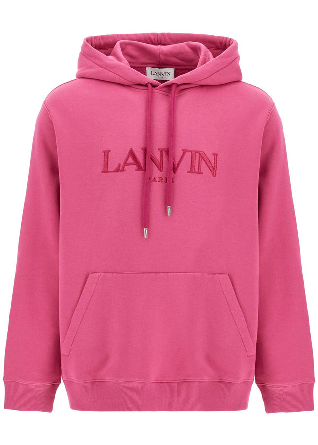 Lanvin hooded sweatshirt with embroidered logo