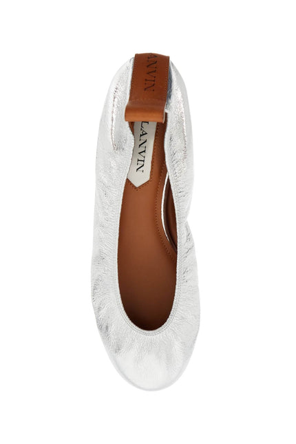 Lanvin laminate ballet - Silver