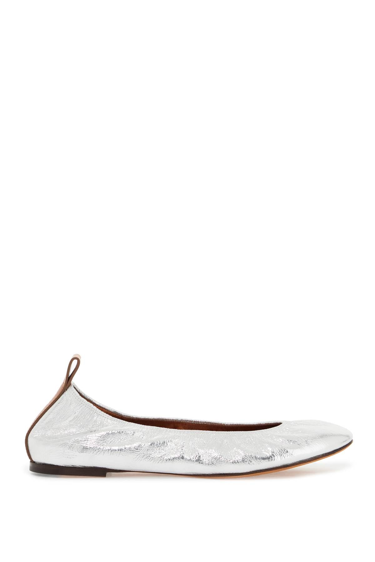 Lanvin laminate ballet - Silver