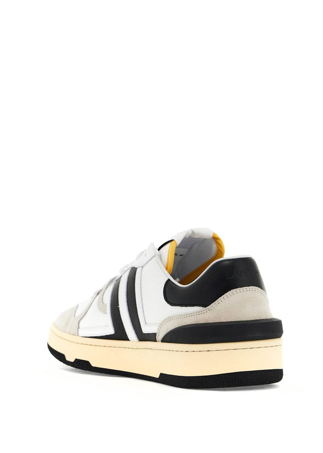 Lanvin 'mesh and leather clay sneakers with