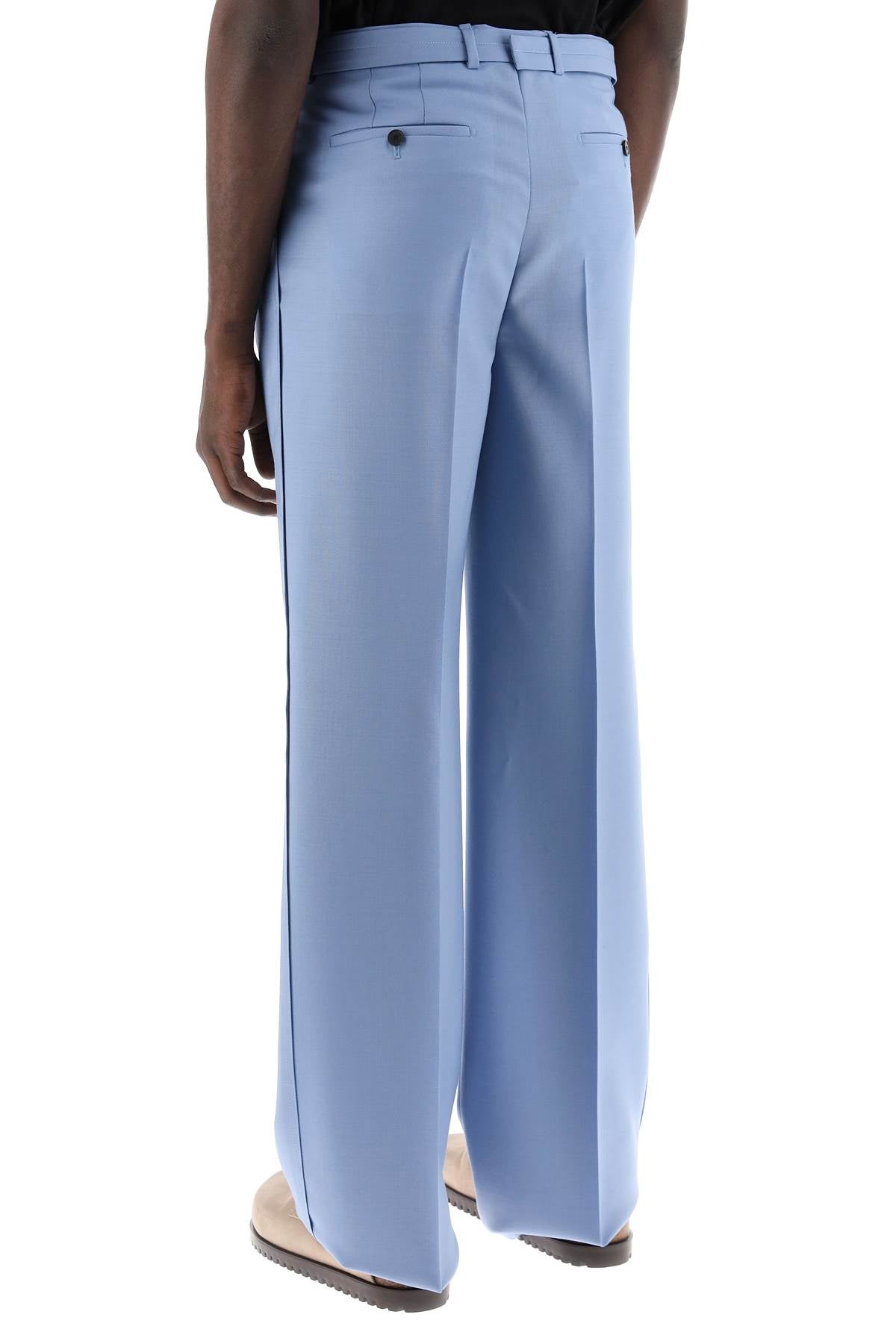 Lanvin tailored wide-leg trousers-men > clothing > trousers-Lanvin-Urbanheer