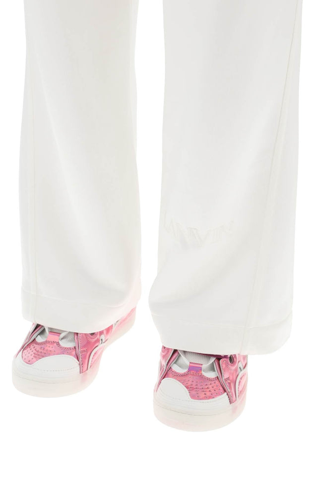 Lanvin viscose jogger pants - White