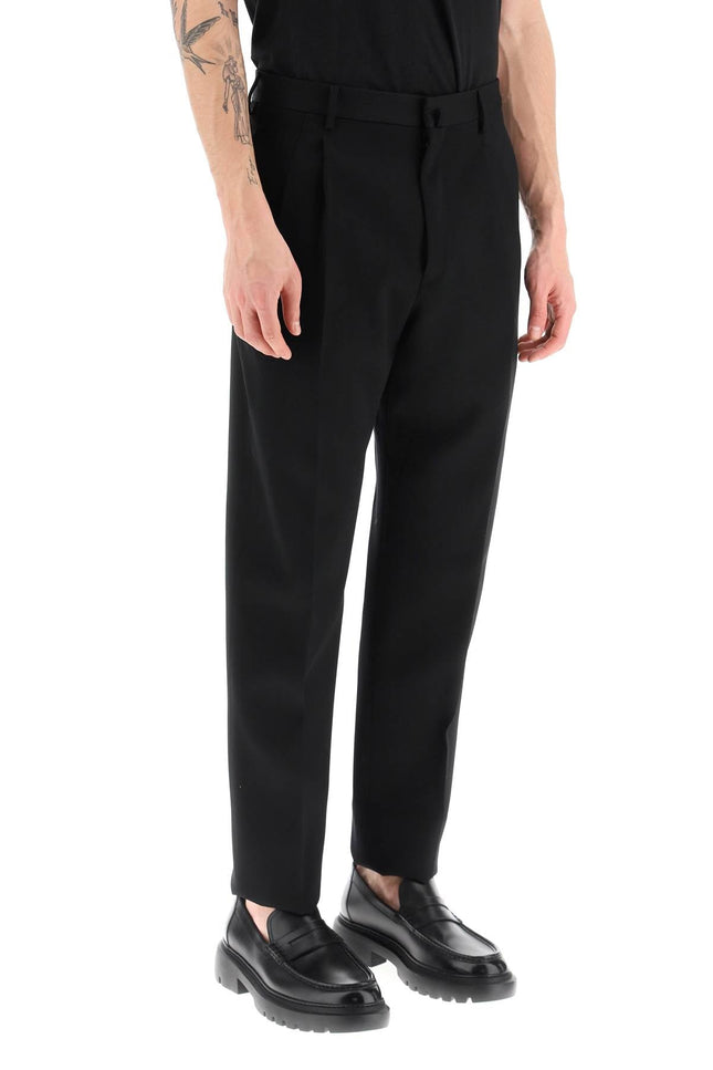 Lanvin wool cigarette trousers - Black