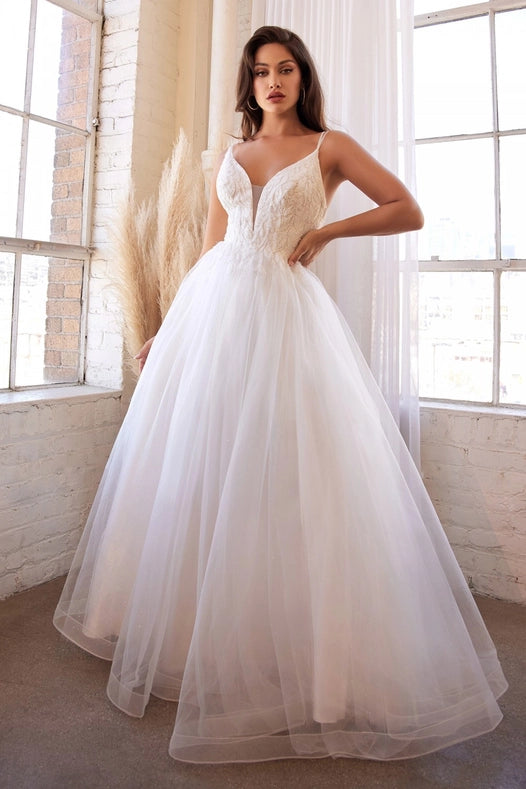 Layered Tulle Bridal Gown