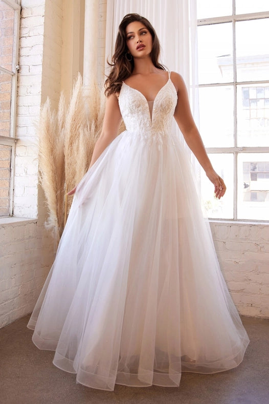 Layered Tulle Bridal Gown