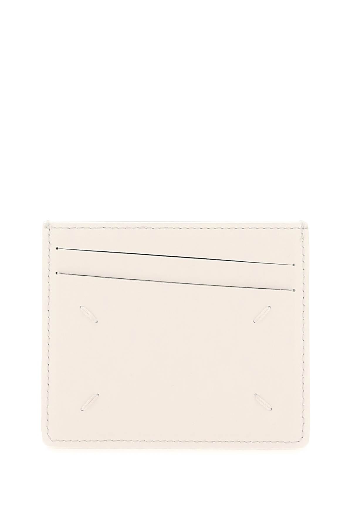 Leather Cardholder-men > accessories > wallets and small leather goods > cardholders-Maison Margiela-os-Bianco-Urbanheer