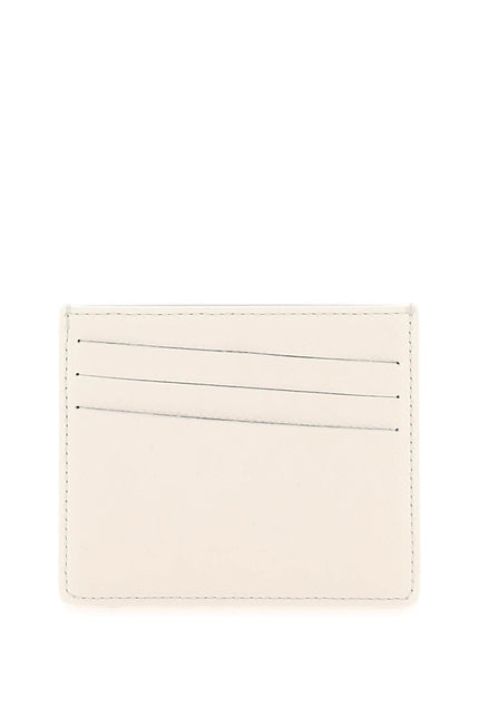 Leather Cardholder-men > accessories > wallets and small leather goods > cardholders-Maison Margiela-os-Bianco-Urbanheer