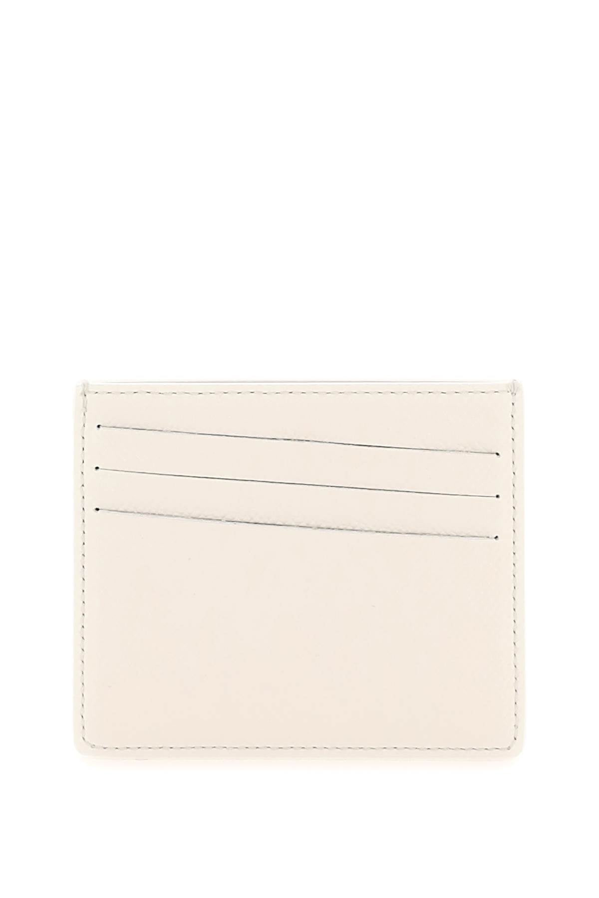 Leather Cardholder-men > accessories > wallets and small leather goods > cardholders-Maison Margiela-os-Bianco-Urbanheer