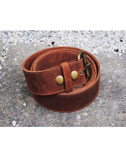 Leather Money Belt - Distressed