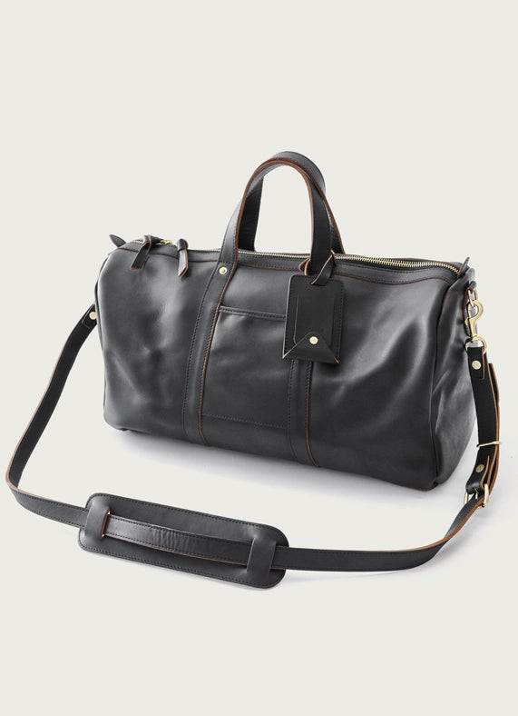 Leather Travel Duffle Bag