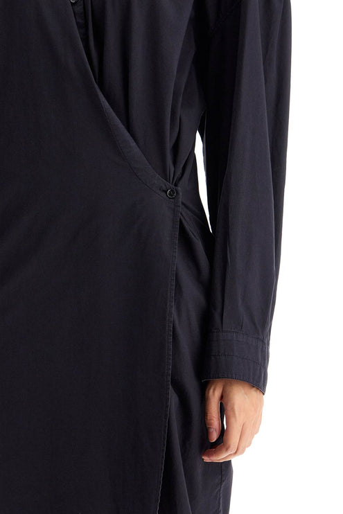 Lemaire asymmetric shirt dress - Blue