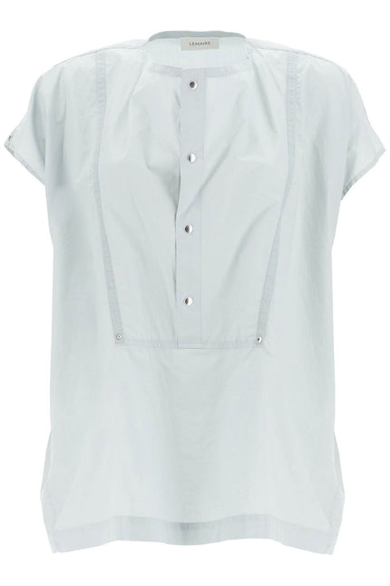 Lemaire blouse with draped neckline and - Grey