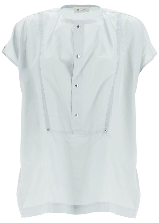 Lemaire blouse with draped neckline and