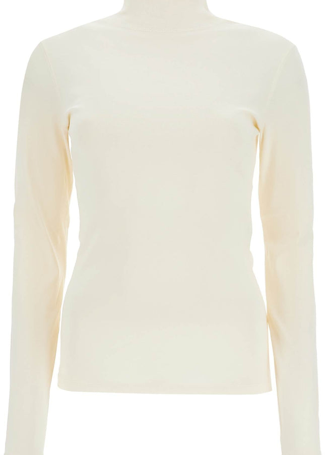 Lemaire lightweight jersey top with turtle neck