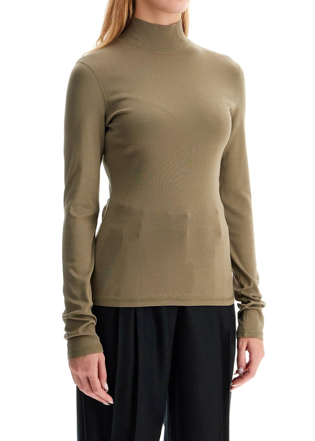 Lemaire lightweight jersey top with turtle neck