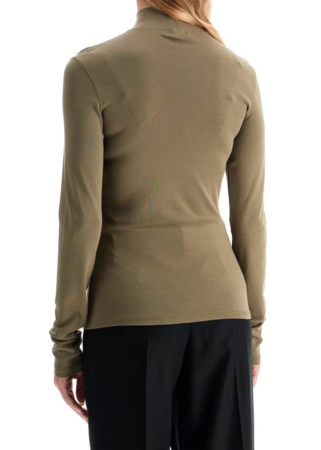 Lemaire lightweight jersey top with turtle neck